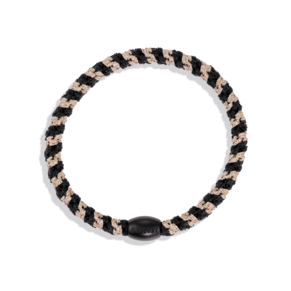 KKNEKKI® SLIM BLACK-BEIGE GLITTER STRIPE